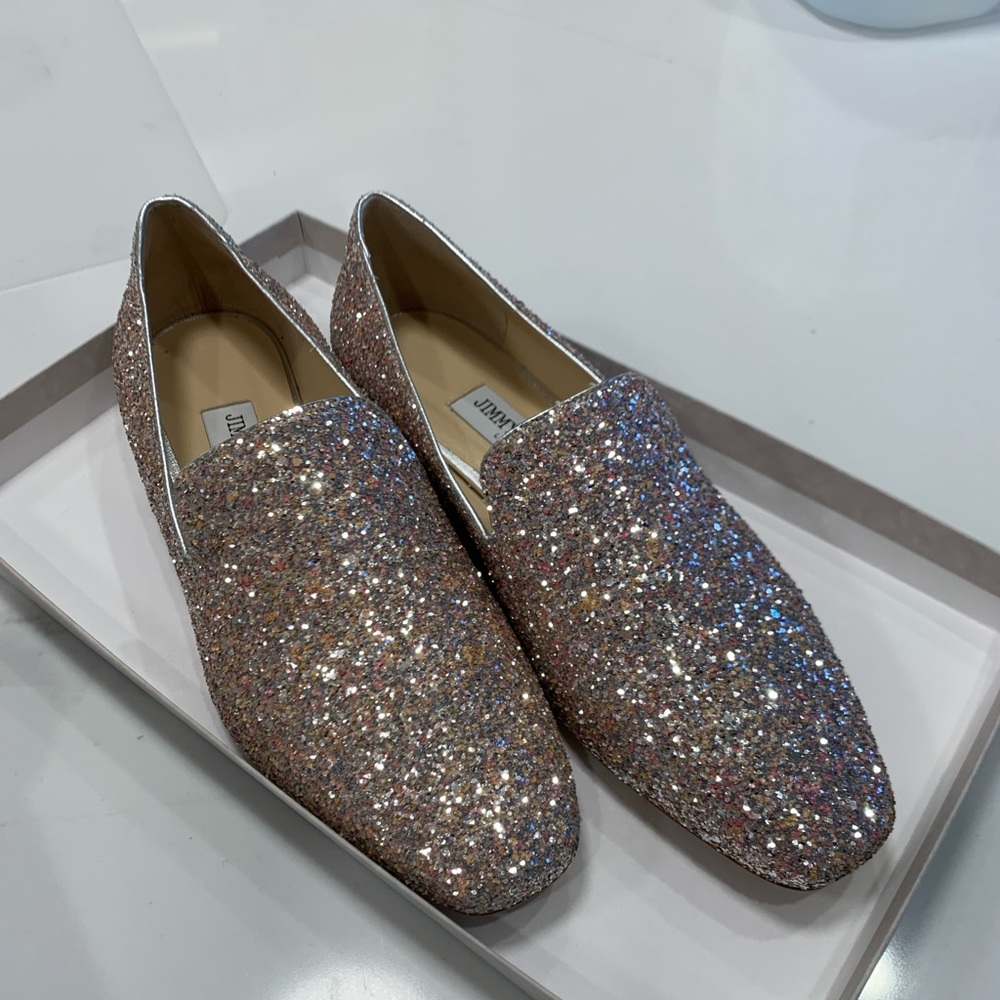 Jimmy Choo Glitter Shoes